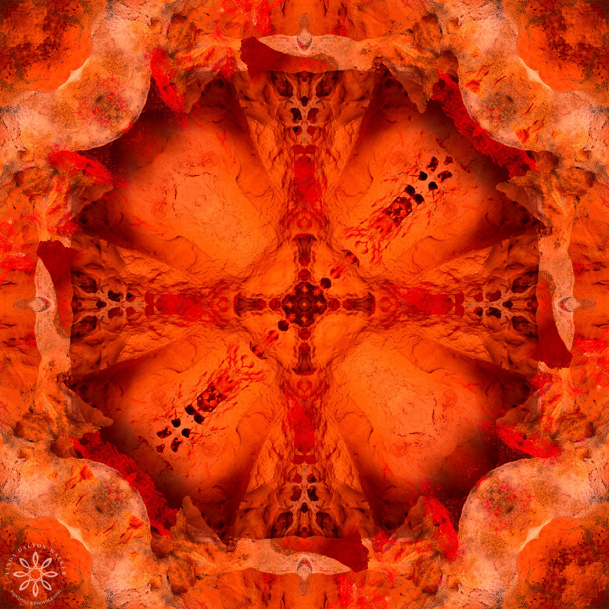 KALEIDOSCOPE ART DESERT SAND — Linda Dalton Walker Paintings and